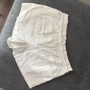 LC Lauren Conrad White Eyelet Shorts